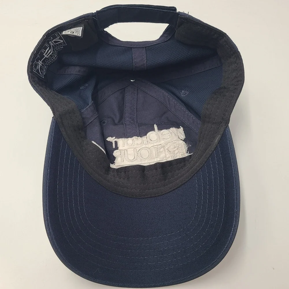 PGA Tour Hat Adjustable (Fits Small) Ahead Blue Web.com Championship Golf Men